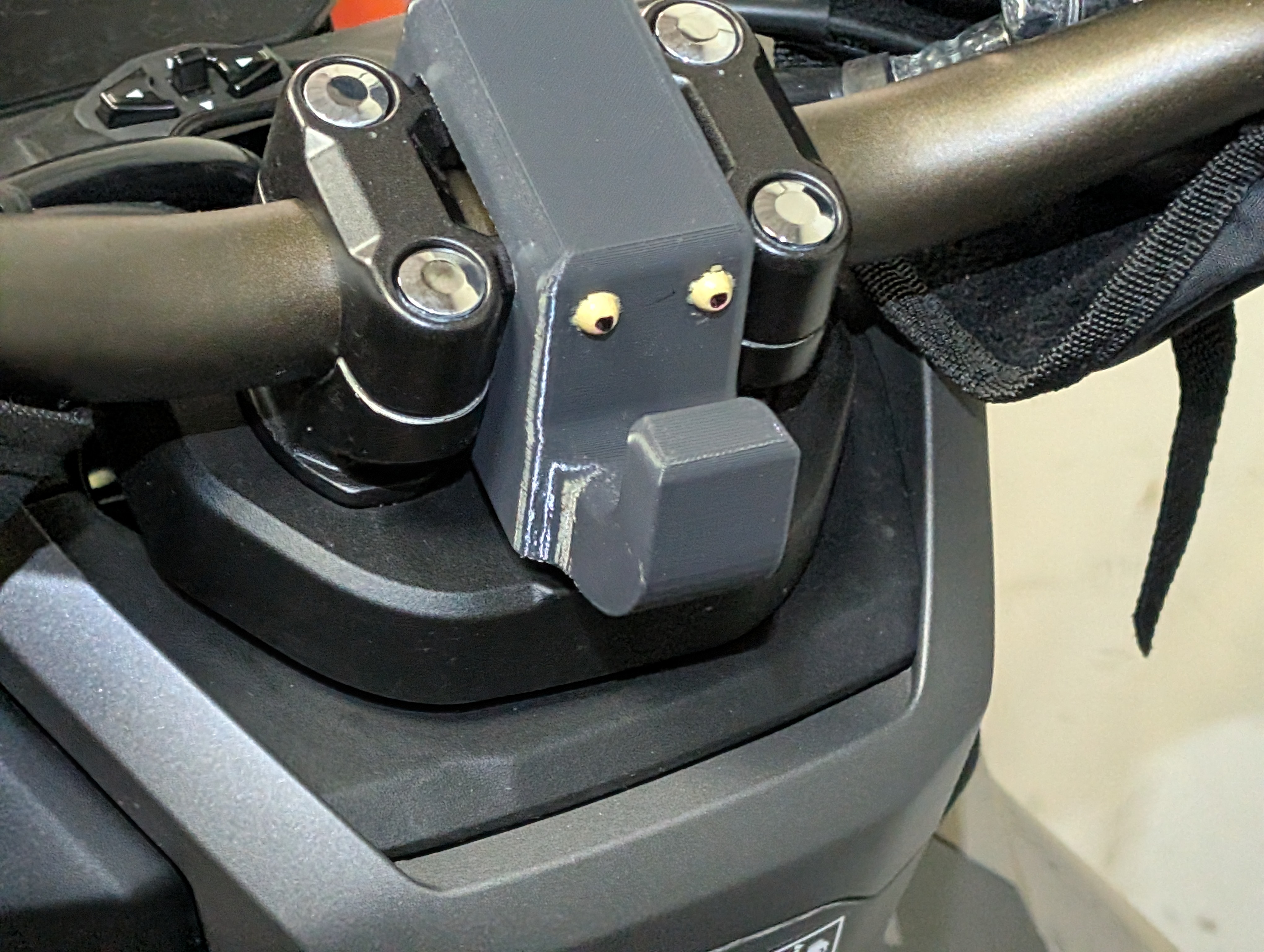 Elephant handlebar hook for the Honda ADV160
