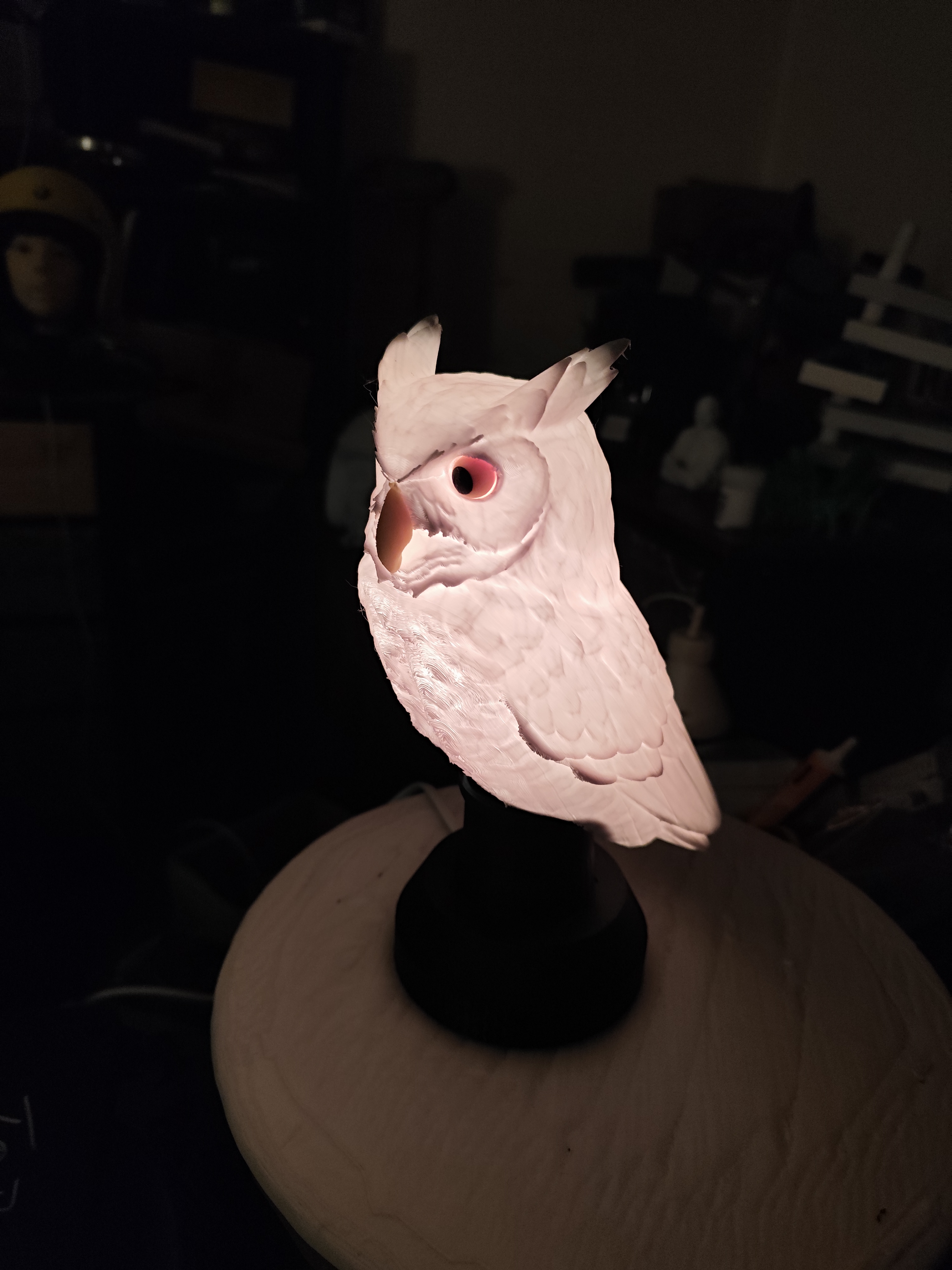 nice owl bedside lamp