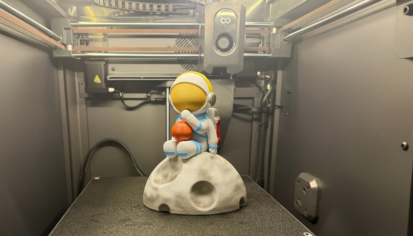 Chibi Astronaut – Thoughtful Space Explorer