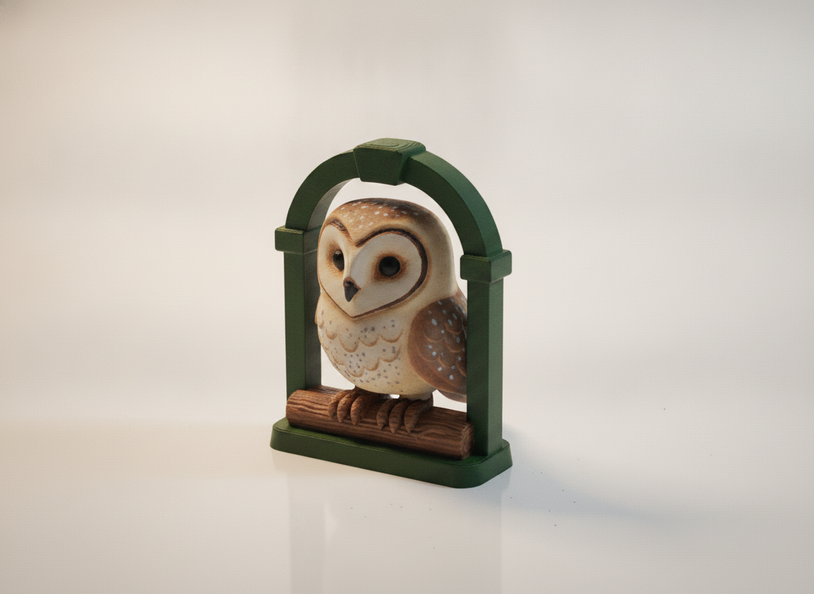 Cute Owl Perched