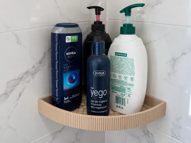 Corner Bathroom Shelf – Customizable Infill