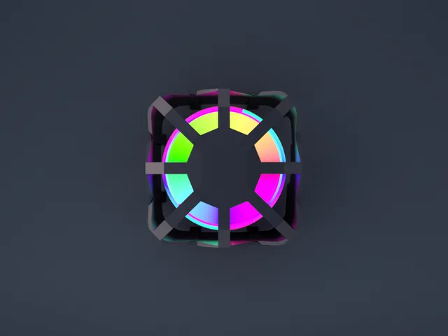 Cooler Master Edlite Pump Cover - Hidden Pole Star