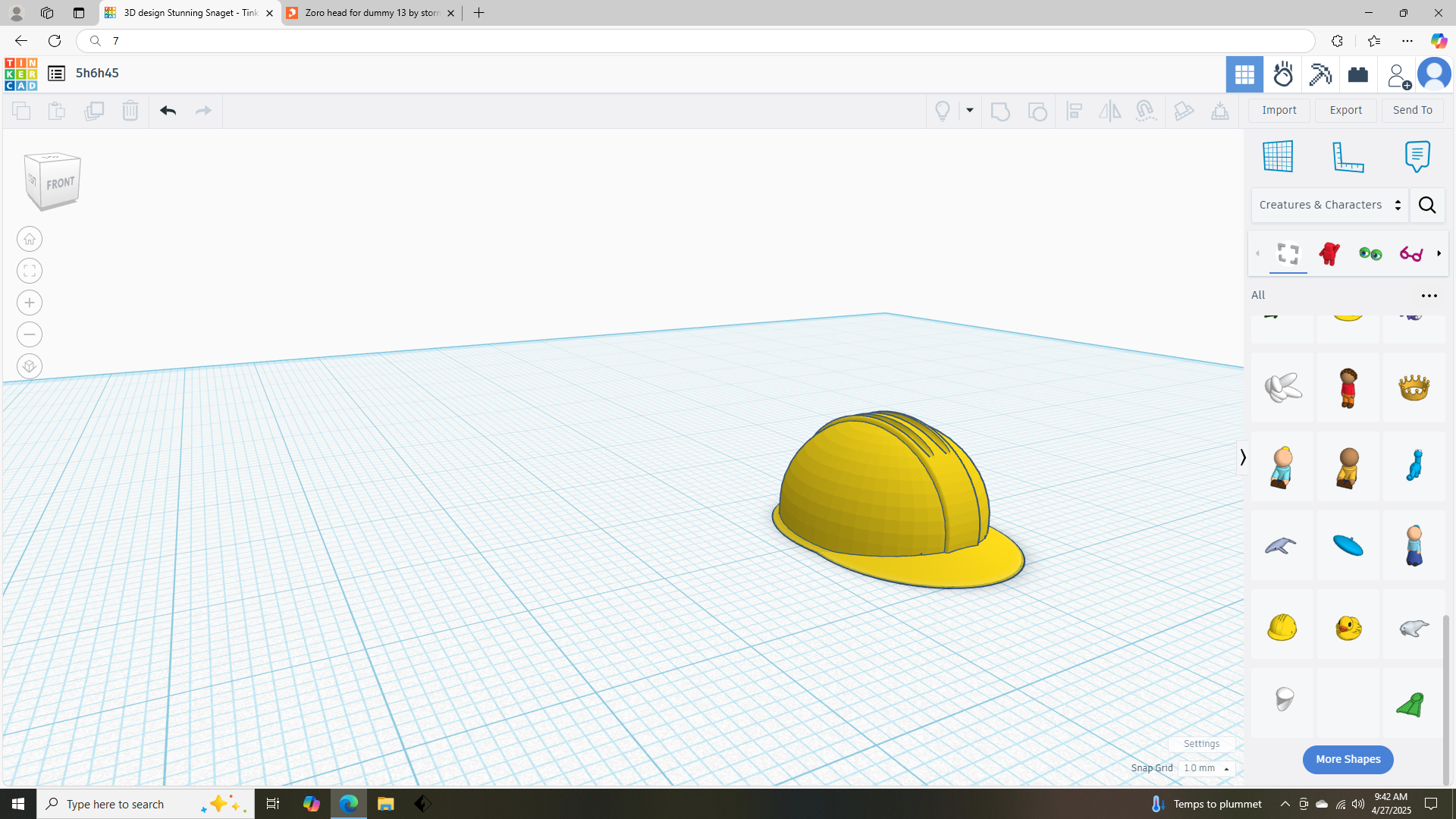 hard hat for dummy 13