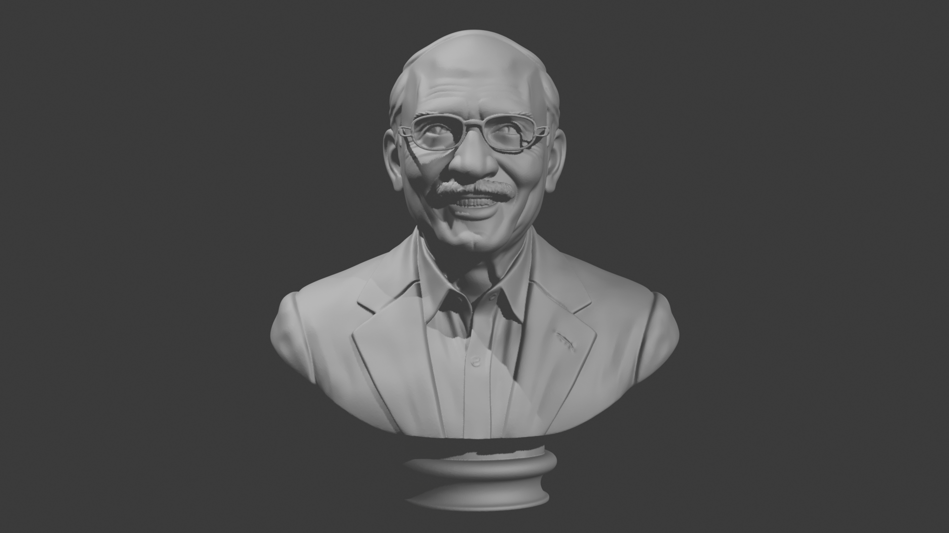 ISRO's Rocket Man - Dr. K. Sivan – Realistic 3D Bust Sculpture