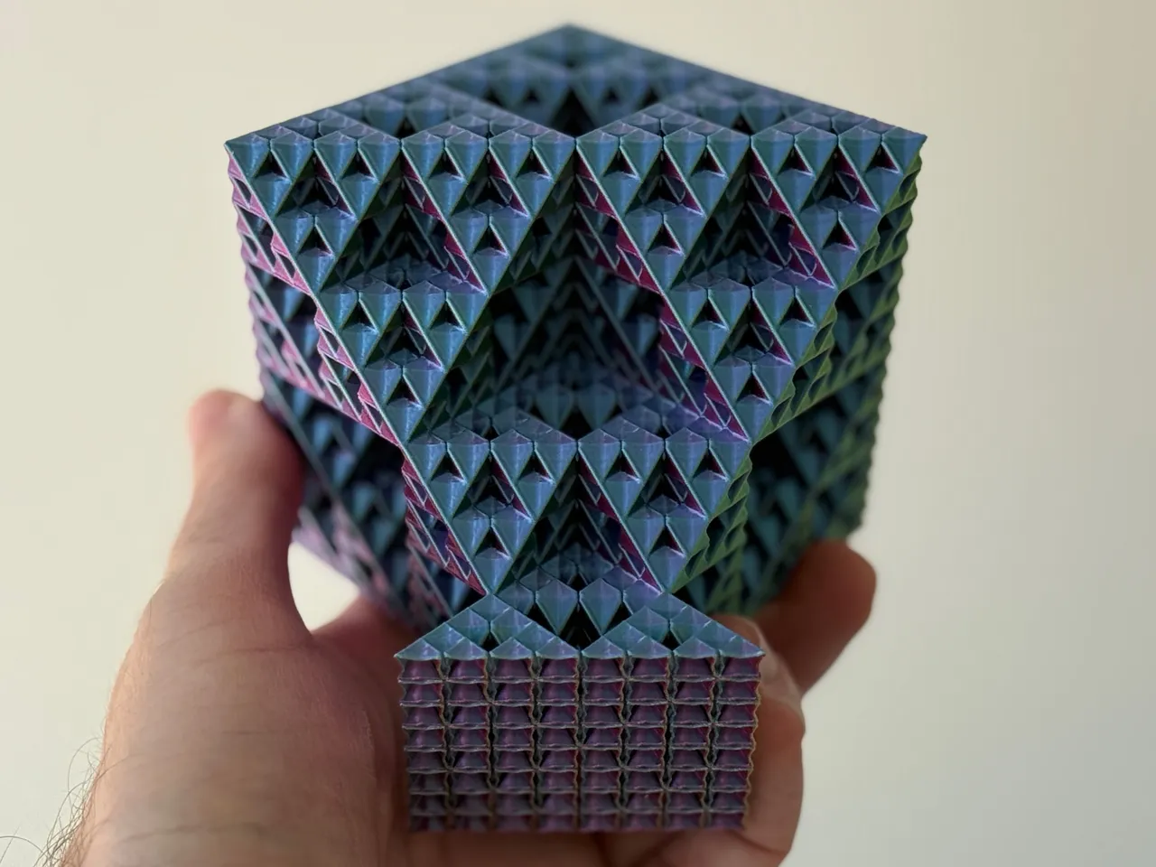 Wicked Vase Mode Sierpinski Octahedron Fractal | Level 4 by