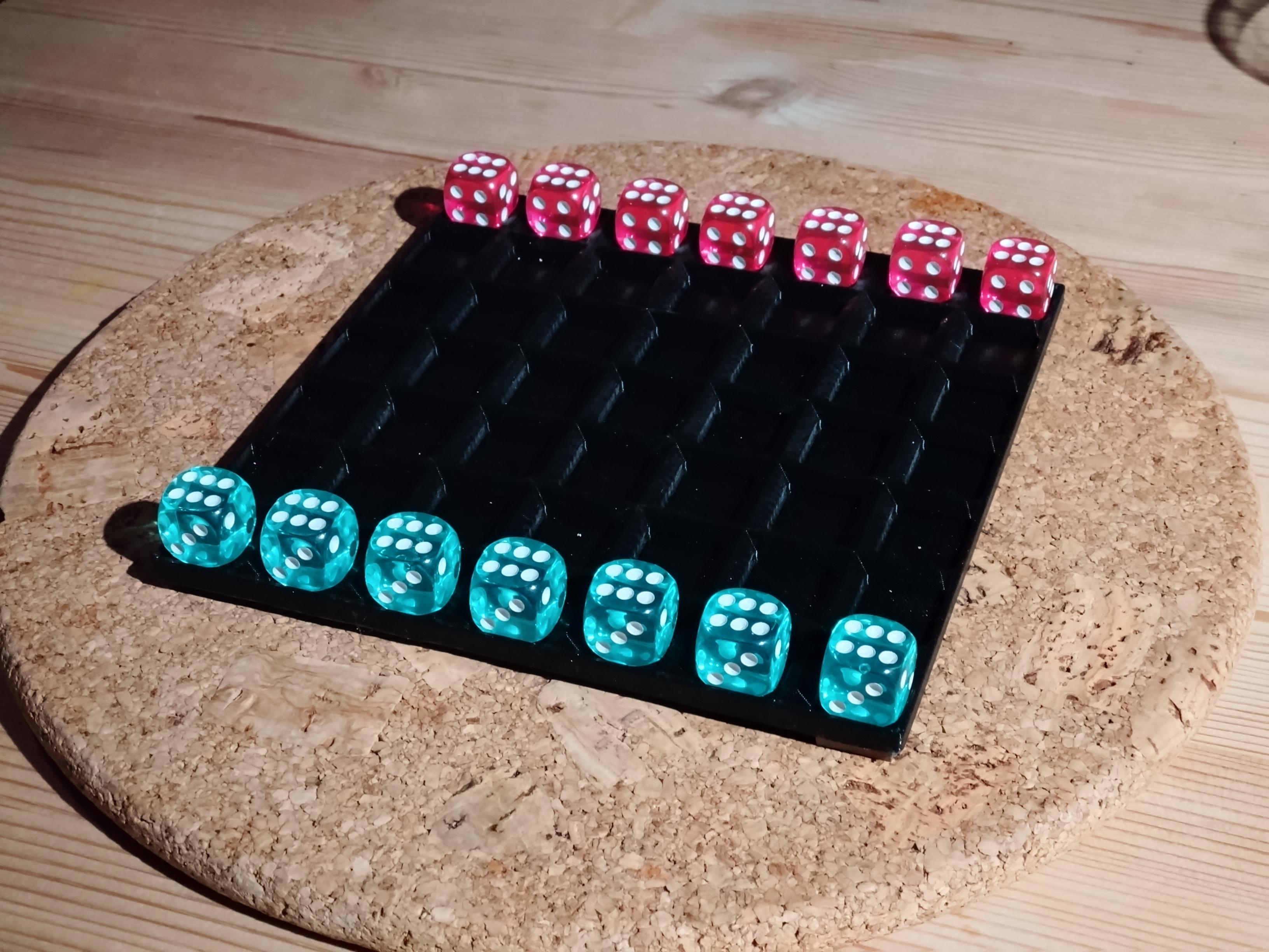 Dittle board for regular size cubes.