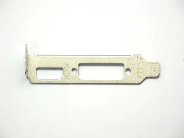 Low Profile PCIE Bracket for Radeon RX 550 Red Dragon