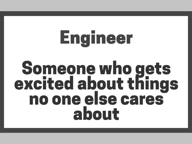 Engineer - Someone who gets excited about things no one else cares about