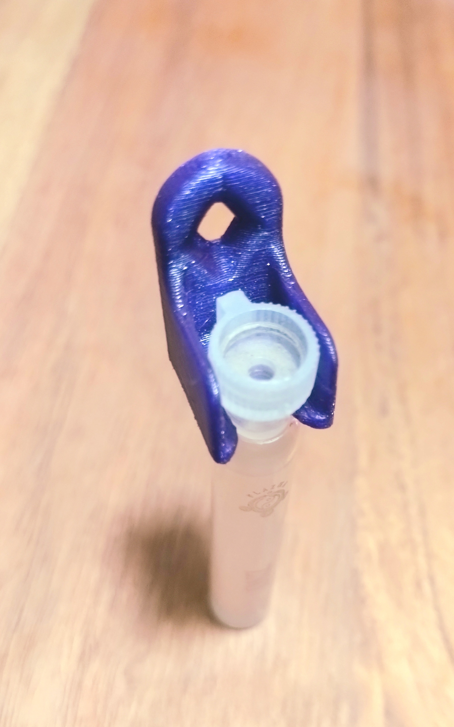 Wall vial holder