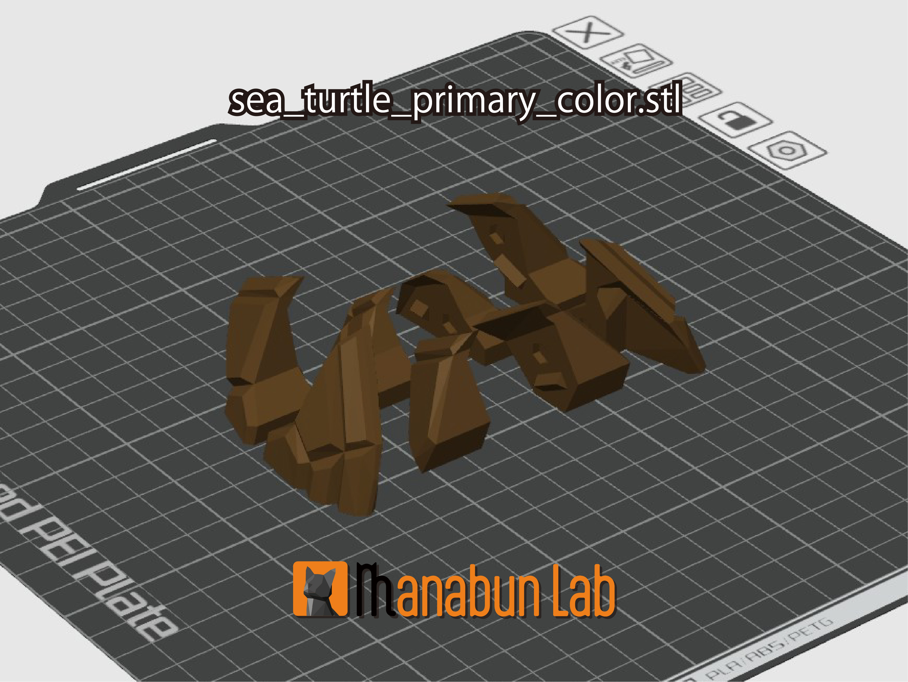 Low Poly Sea Turtle Puzzle — miniatura 6