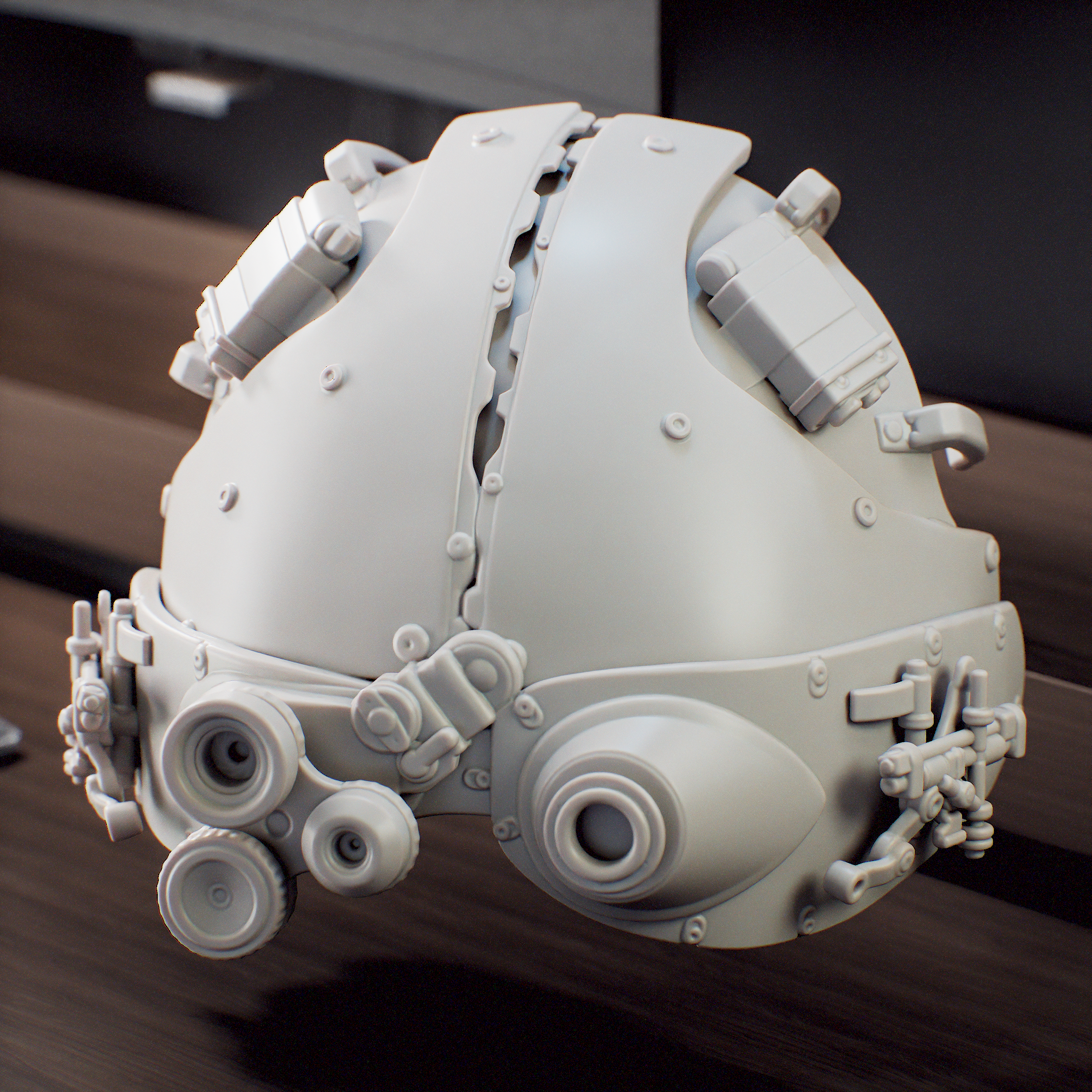Victor Gideon Mechanical Mask - Revil - Leon - Evil