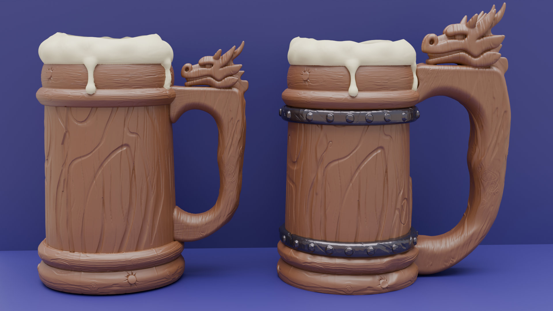 A dragon themed soda/beer can holder