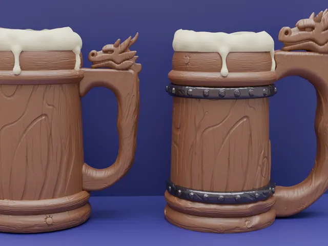 A dragon themed soda/beer can holder