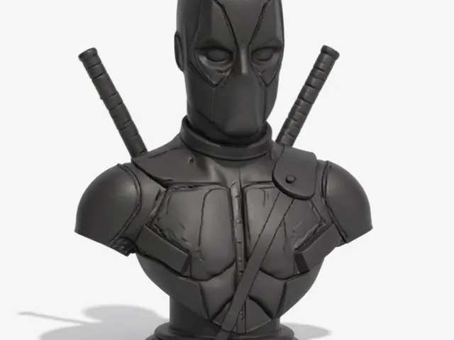 Realistic Deadpool bust