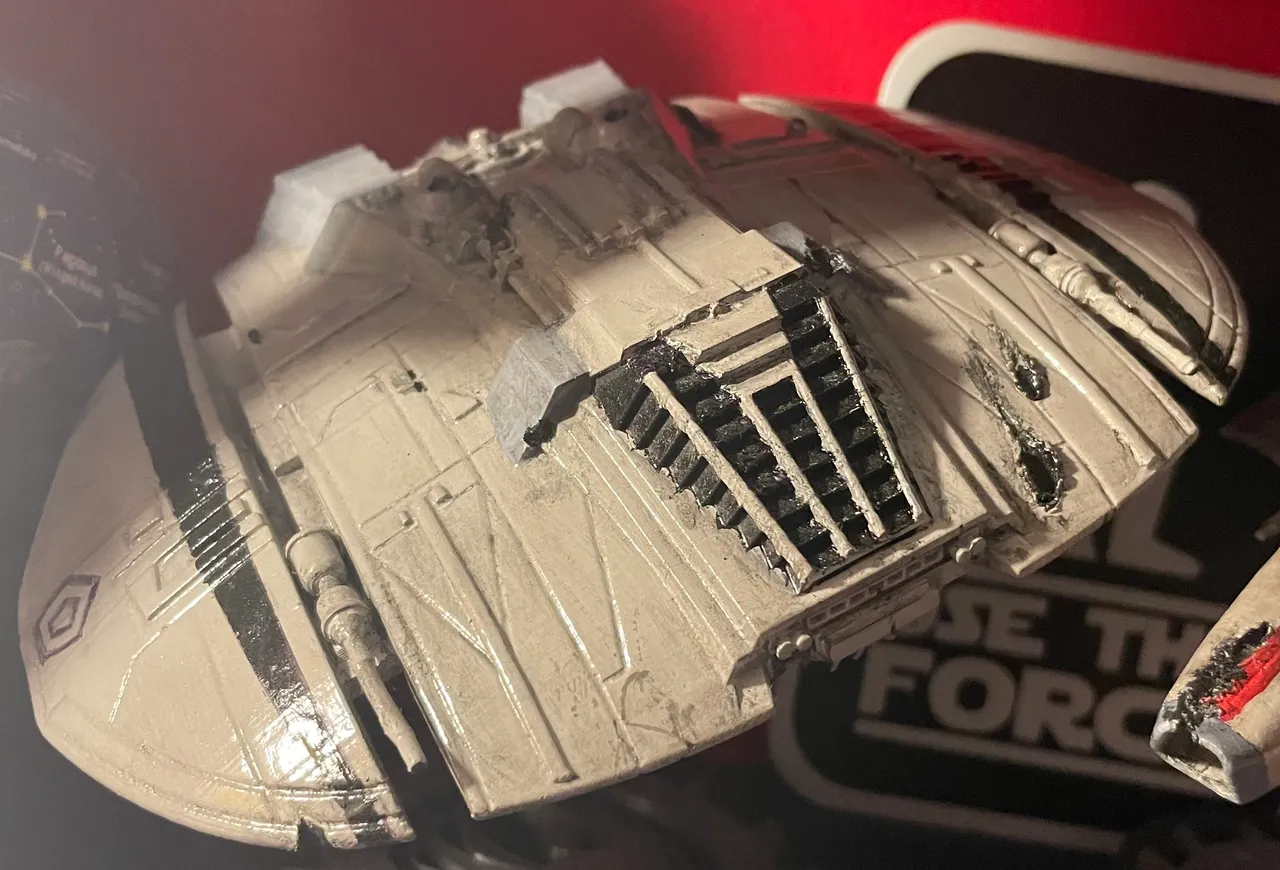 Galactica 1978 Cylon Raider TOS Classic (14 in. ANIMATED LIGHTS) Checkout our Store