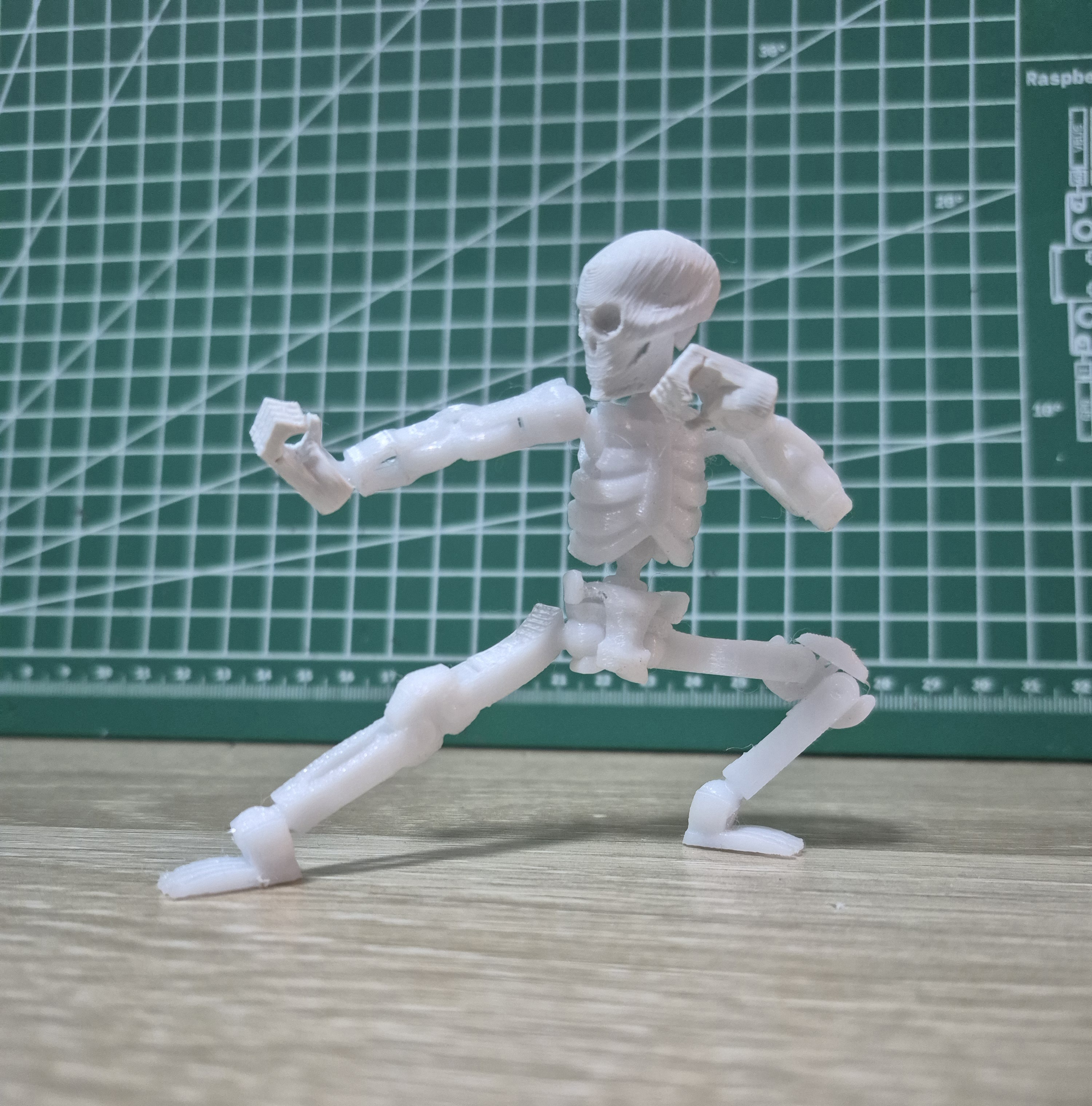 Dual jointed arms and legs for Posable Skeleton Army 3D model thumbnail