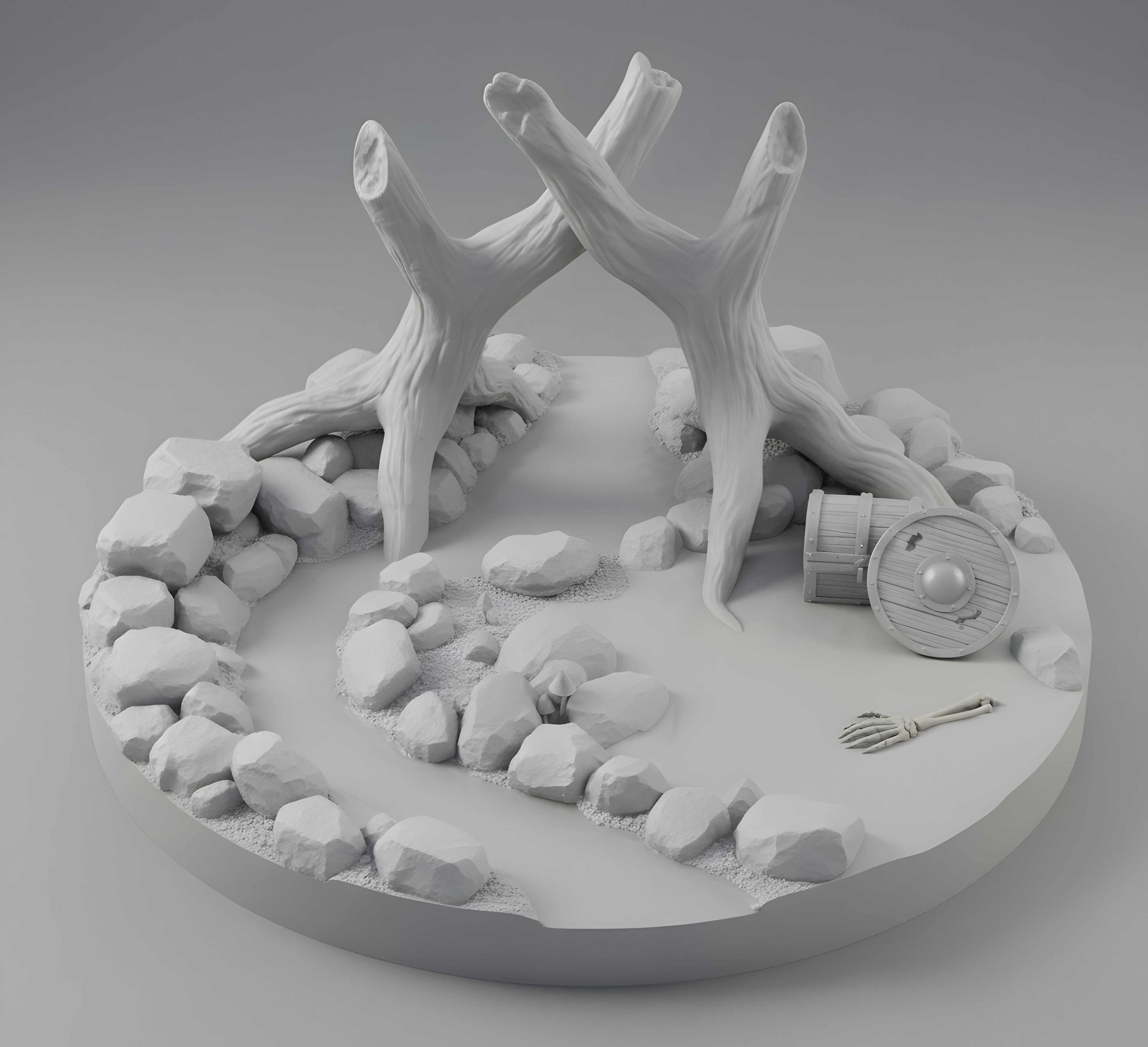 Forest Camp Base Terrain