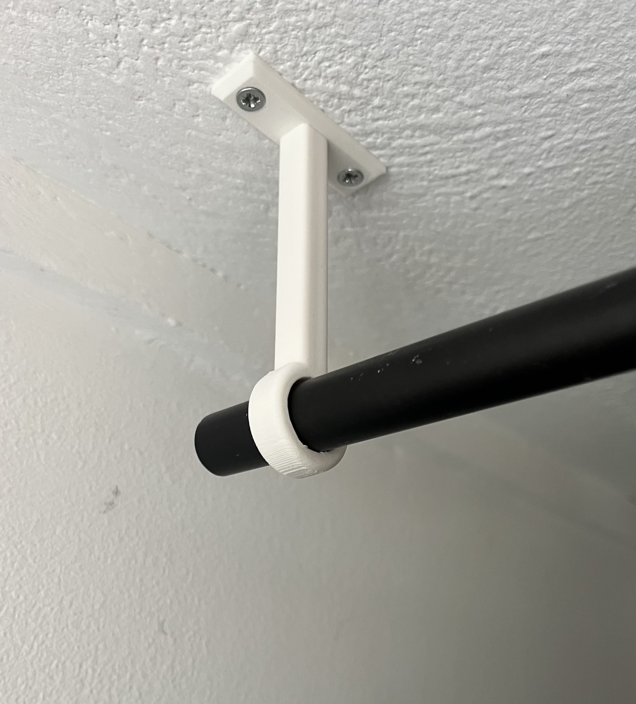 Ceiling Curtain Rod Holder