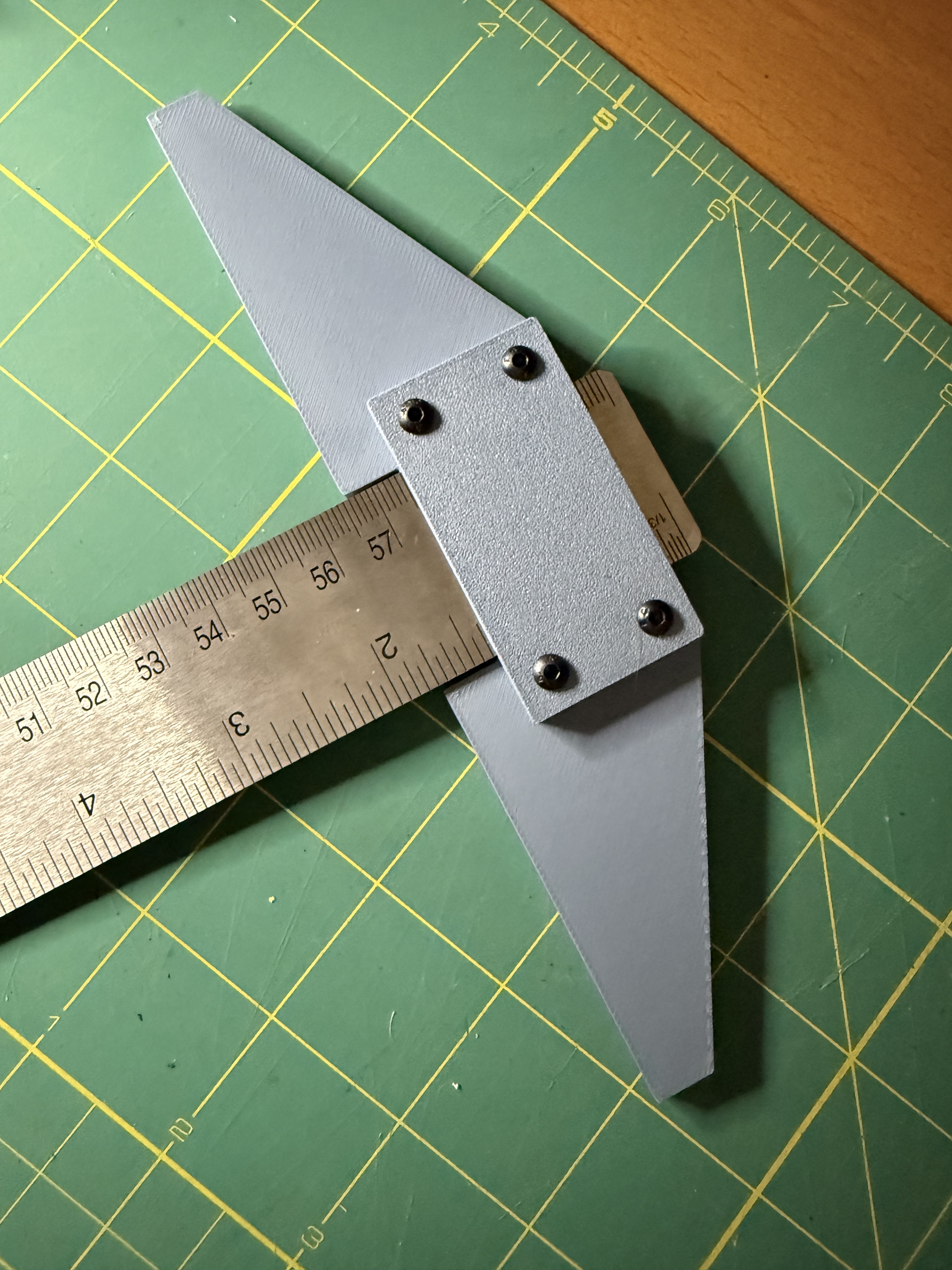 T bar for metal ruler/Guillotine