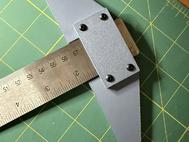 T bar for metal ruler/Guillotine