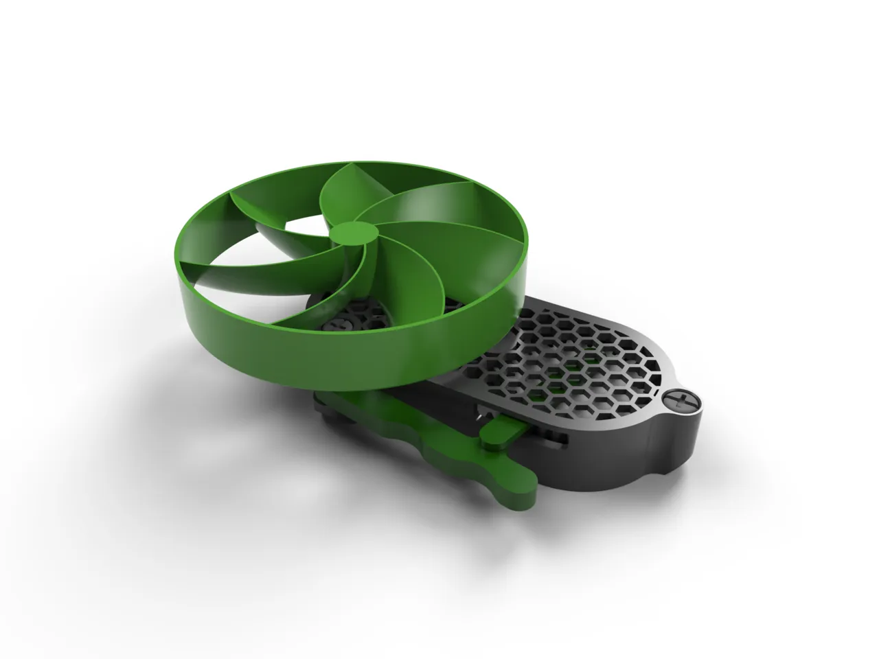 Squeeze Fan - POCKET SIZE by Jakub Gon | Download free STL model