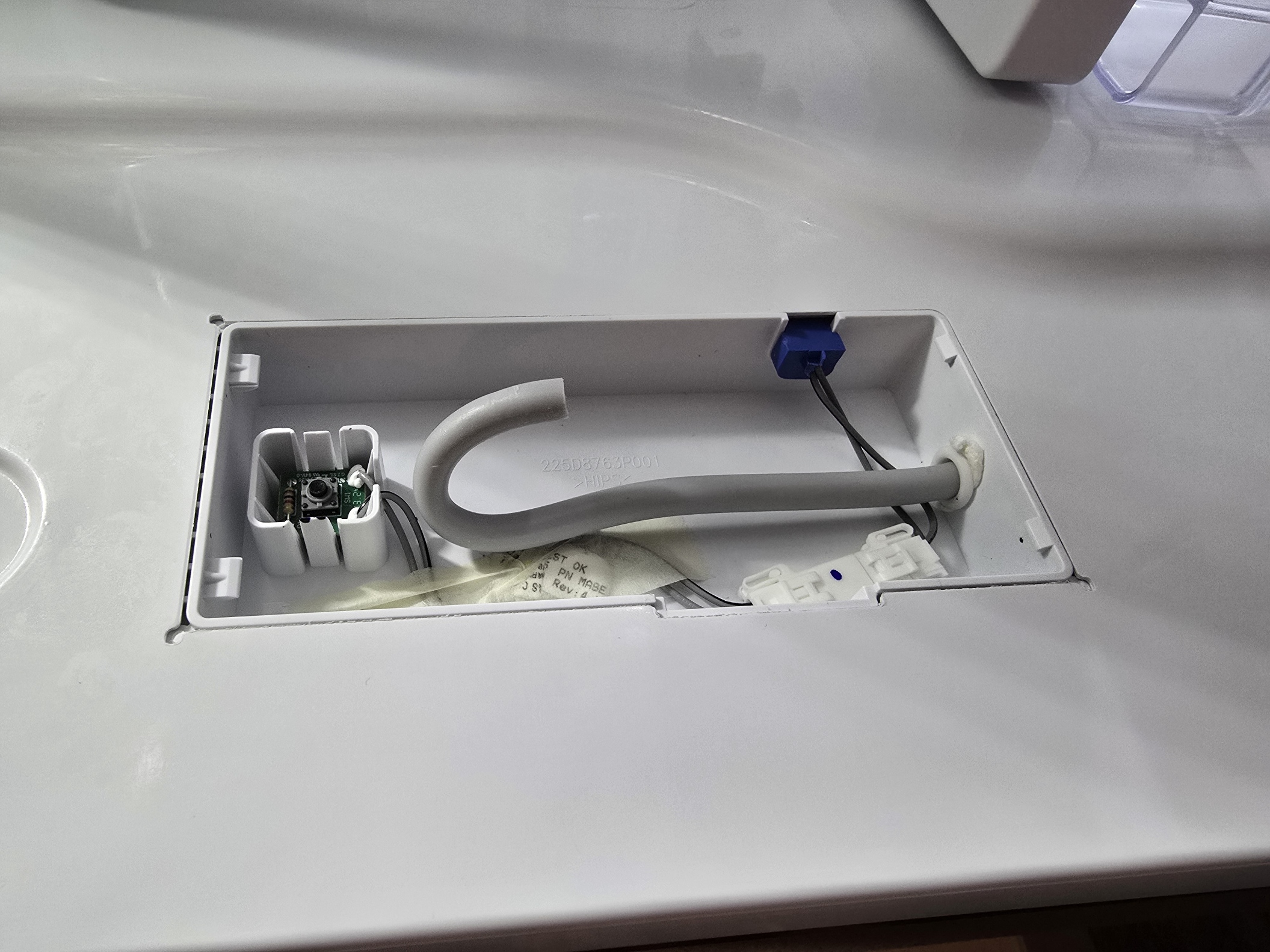 Fitment Template - GE Fridge Water Dispenser Cavity