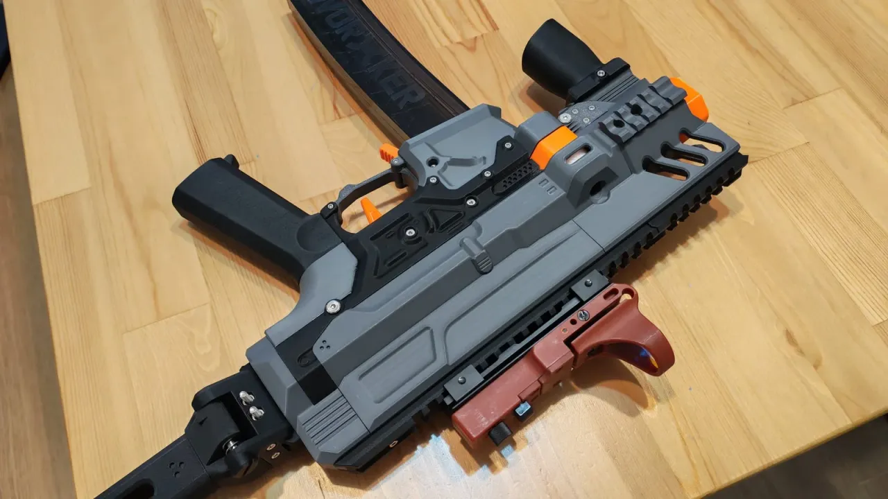Fangs 737K (Full auto Blaster) *Stl file only by Hing Yip