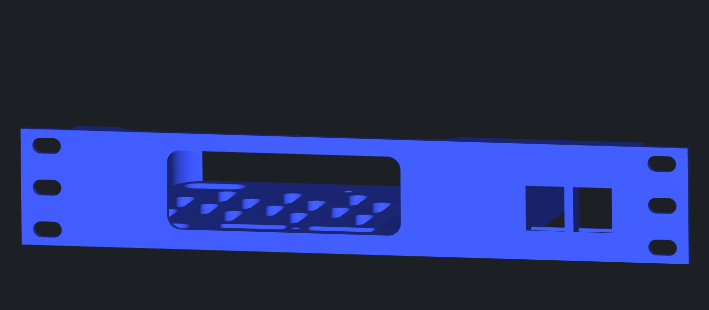 10 inch rackmount - ASUS NUC 14 Essential (No SS USB Logo) 3D model
