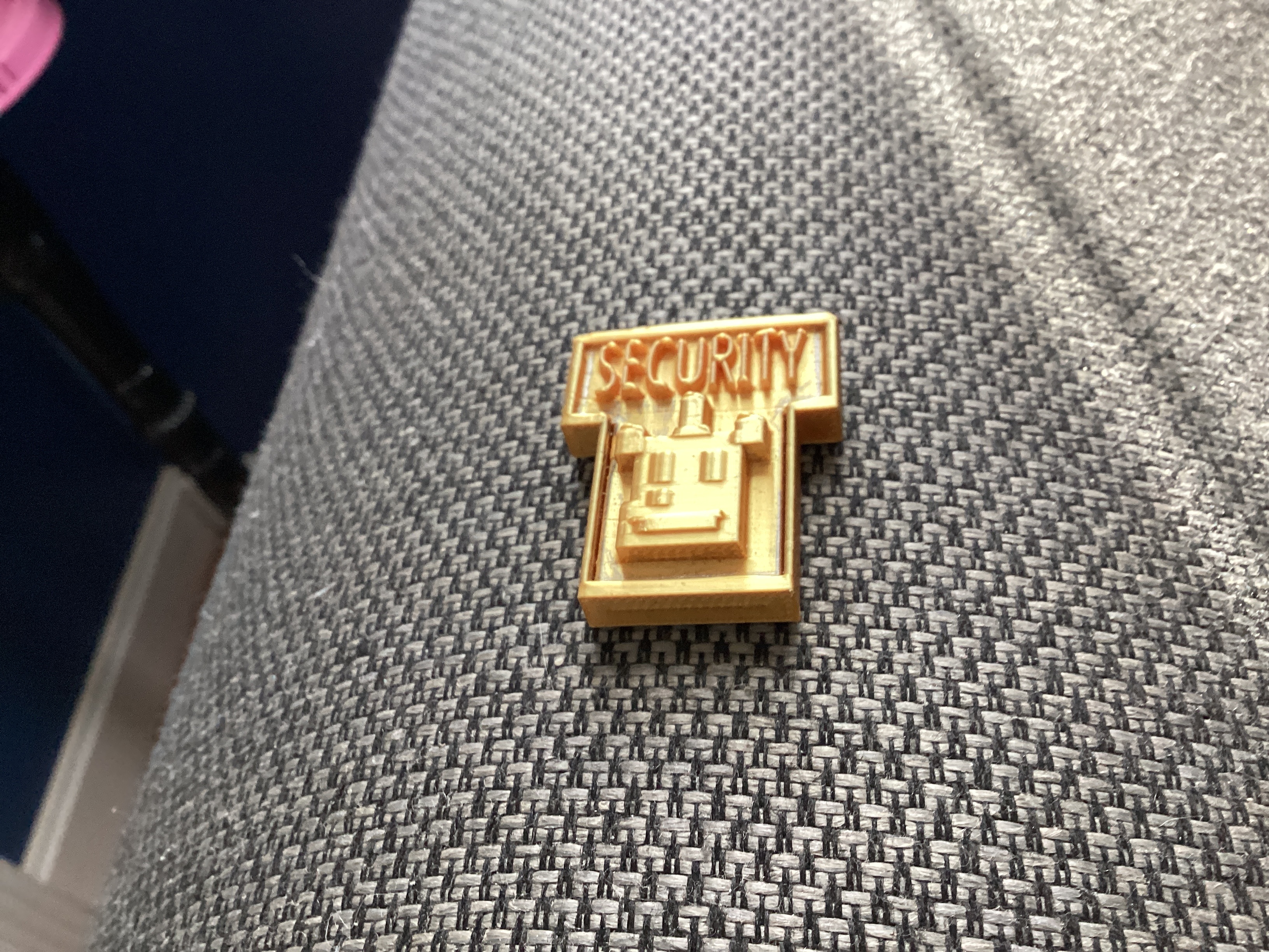 print in place fnaf security badge