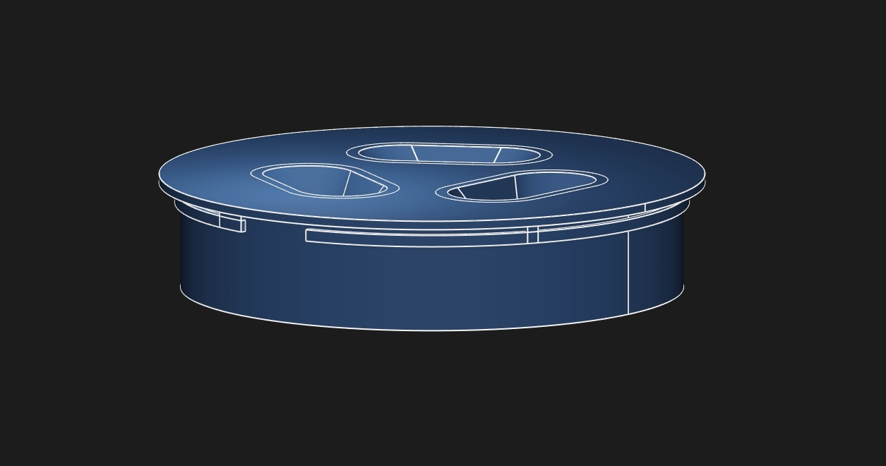 Pool chemical float lid replacement