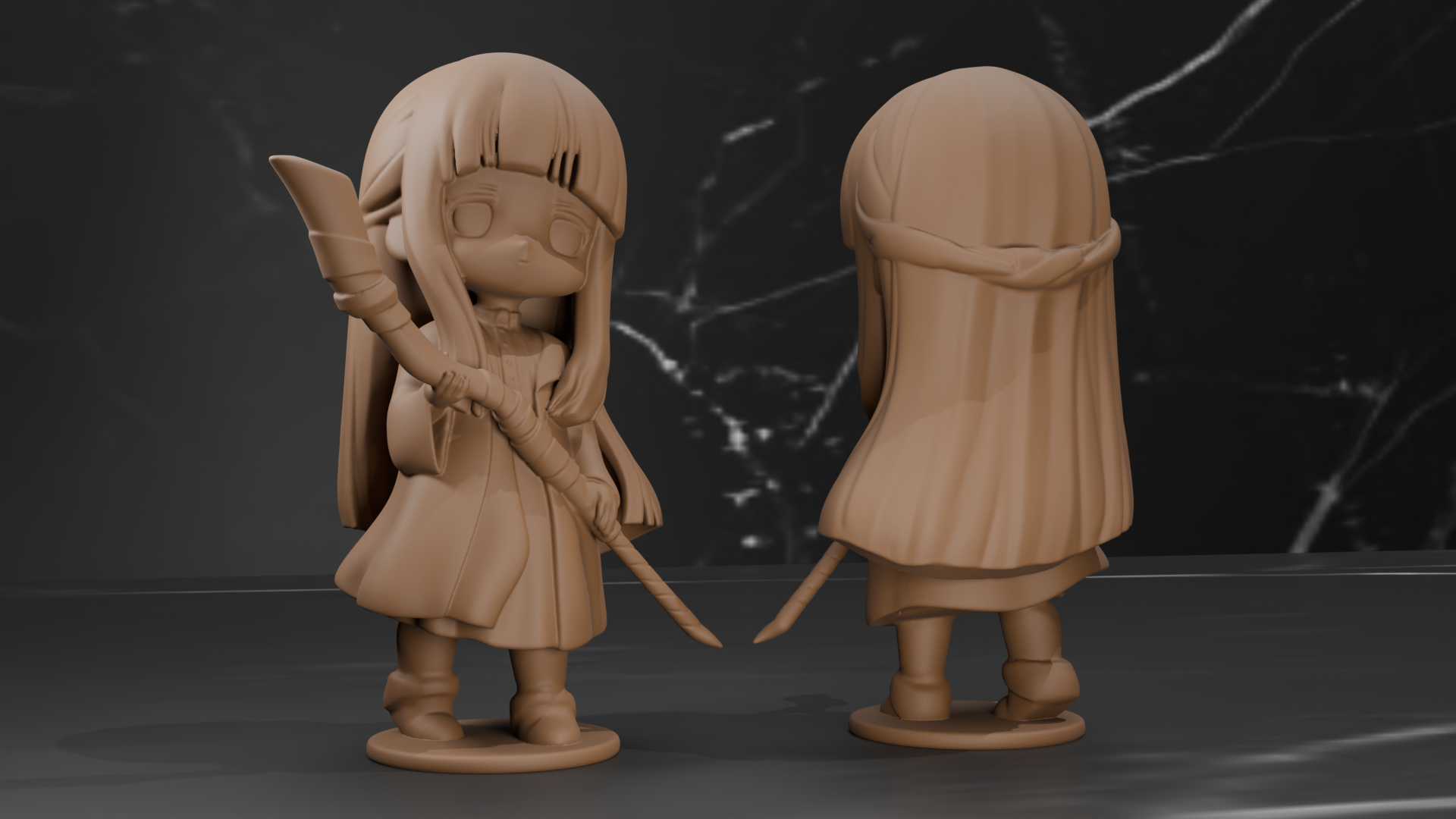 Fern - Chibi Style - Frieren