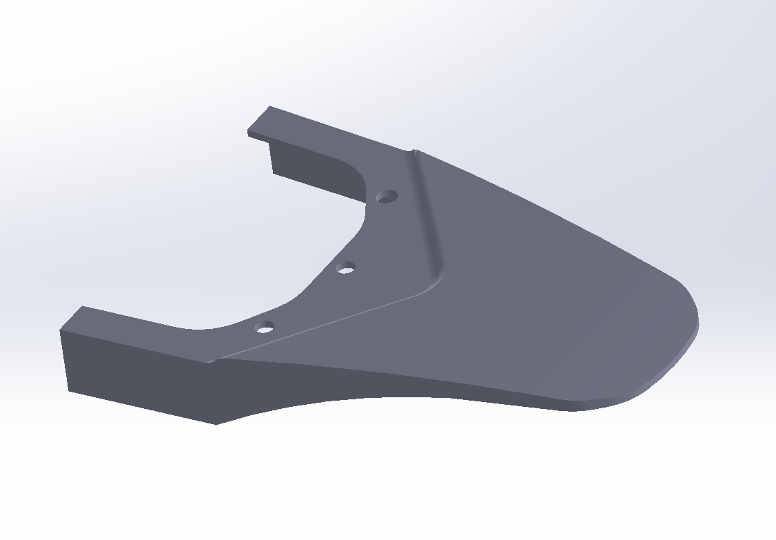 Tuttio Short Rear Fender – Clean Cut Tail