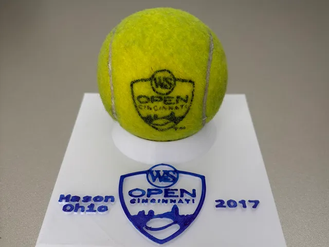 Tennis Ball Display Holder Stand Cincinnati Open