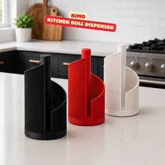 PAPER TOWELL HOLDER (KIMO) - TWO SIZES / TISSUE ROLL HOLDER / MODERN HOME DECOR