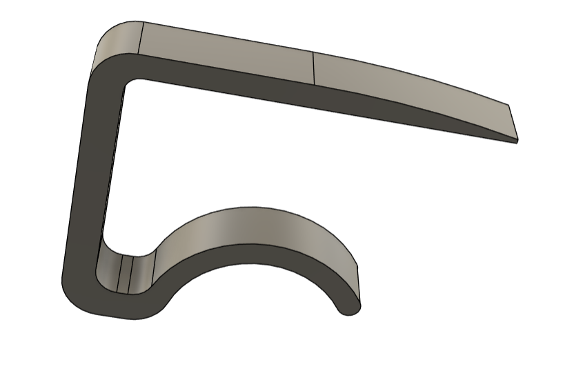Tablecloth clip for 20mm table top