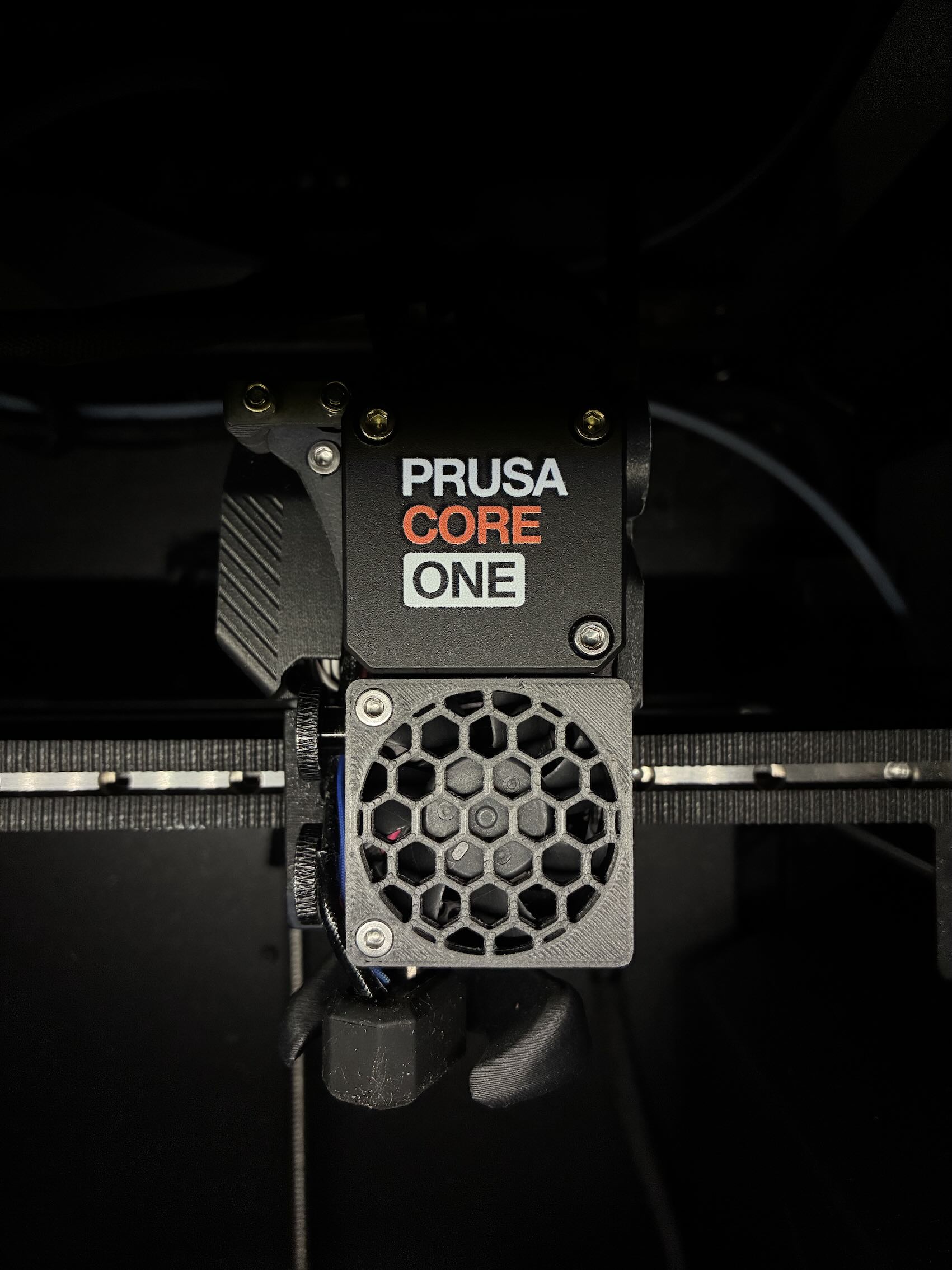 Prusa CORE One Honeycomb Fan Grill (PCCF)
