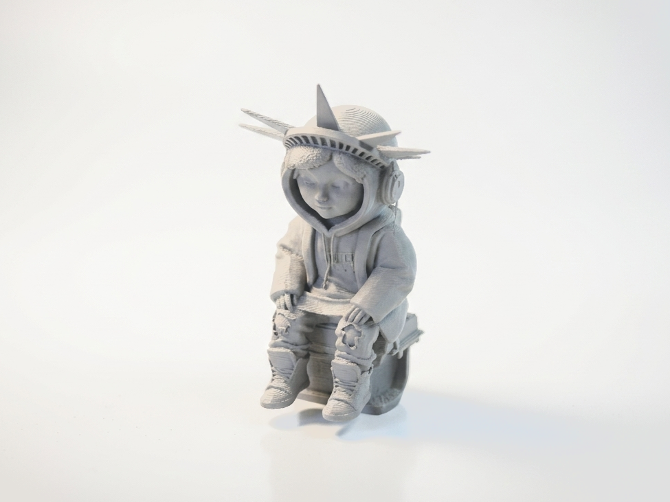 Lady Liberty Astronaut Figurine Space Art 3D Printable