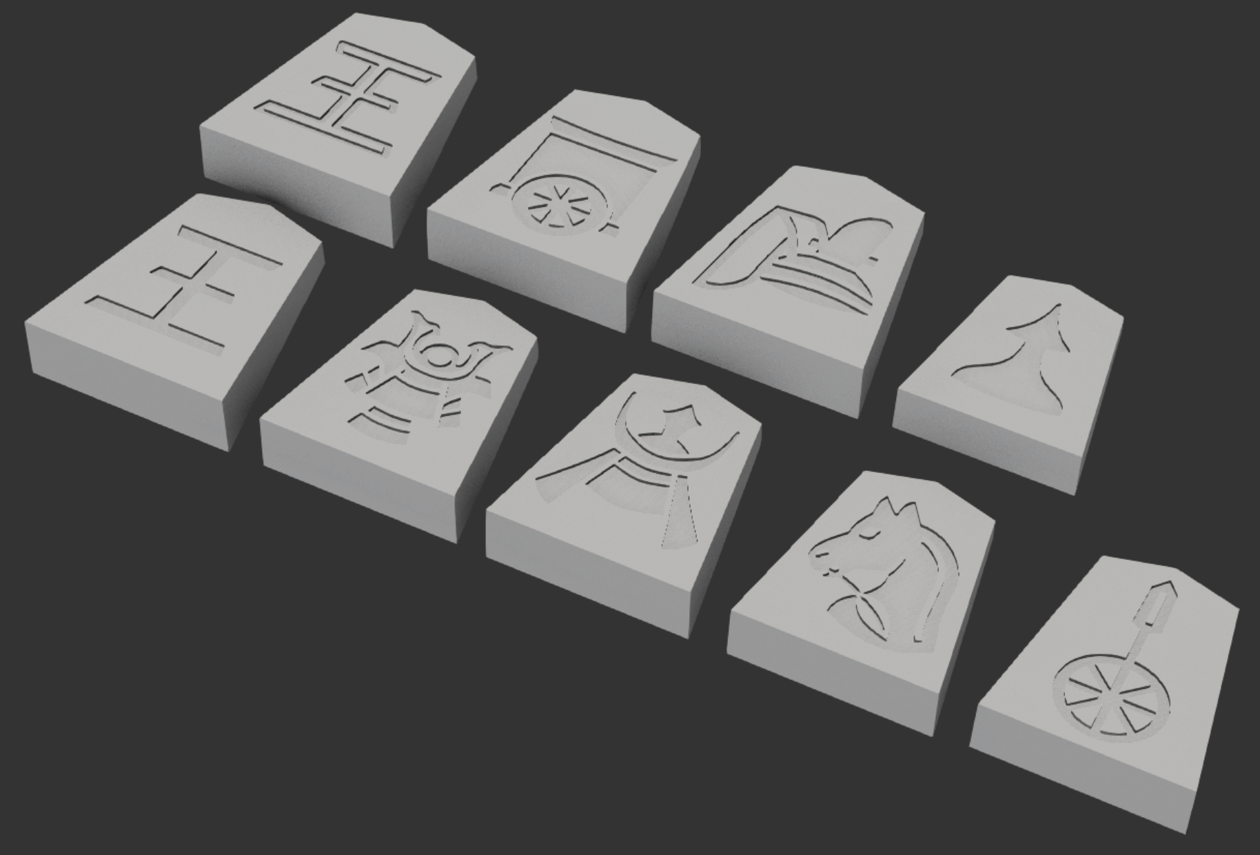 Shogi Pieces (international - No kanjis)