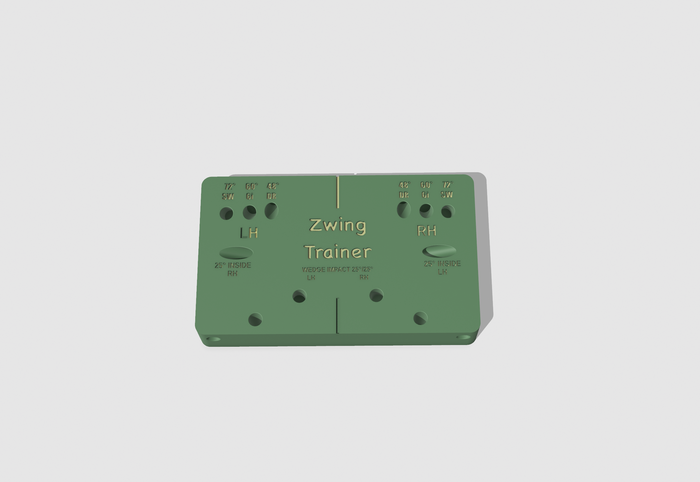 Golf Zwing Trainer V4 3D model thumbnail