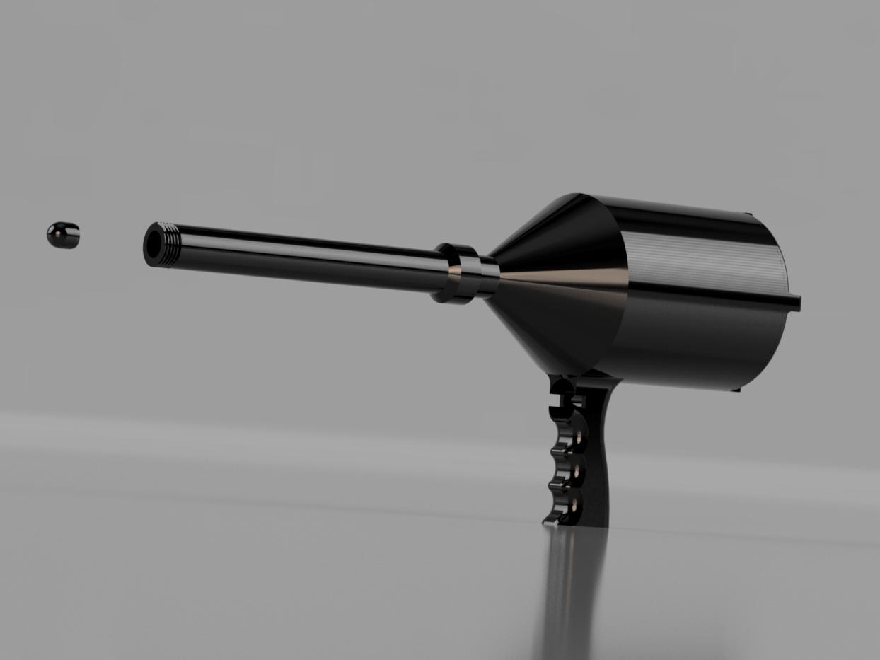 Explosive Combustrion Projectile Gun