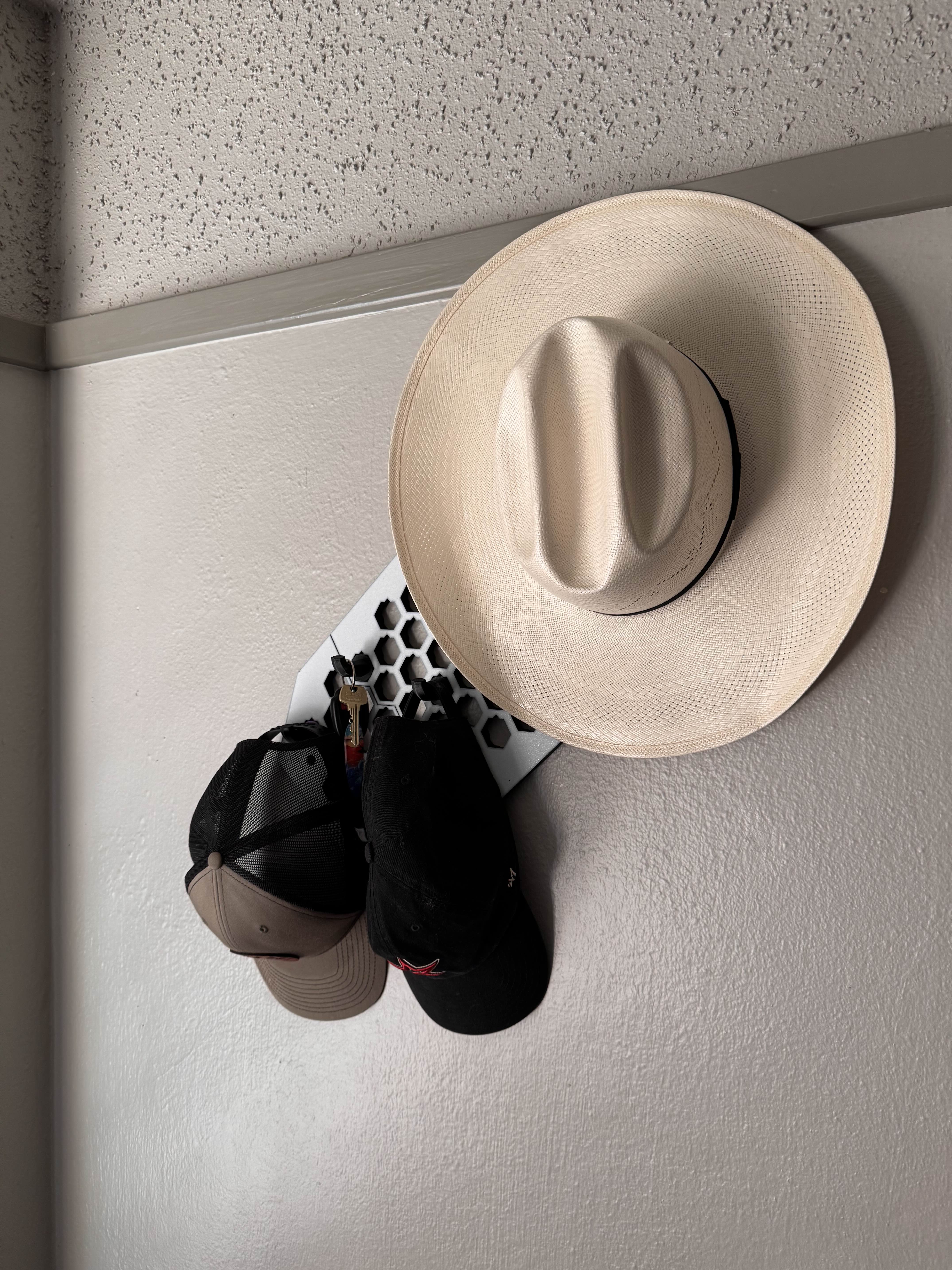 Miniatura 4 do modelo 3D Honeycomb Modular Hat Rack