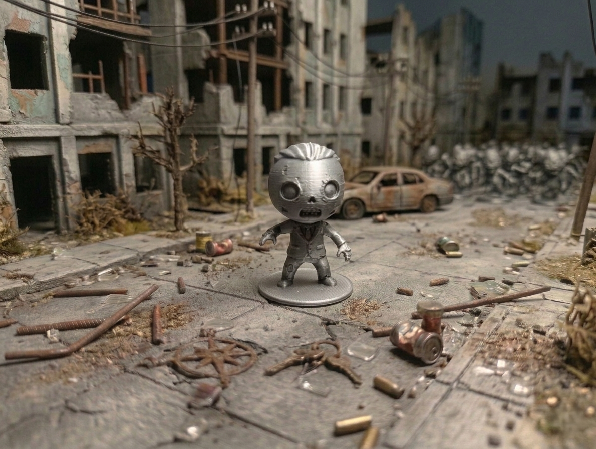 Little Zombie Official – Cute Chibi Undead Clerk 3D model by Wild190