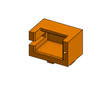 Base pequeña para servomotor – Mecanismo de párpados