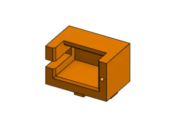Base pequeña para servomotor – Mecanismo de párpados