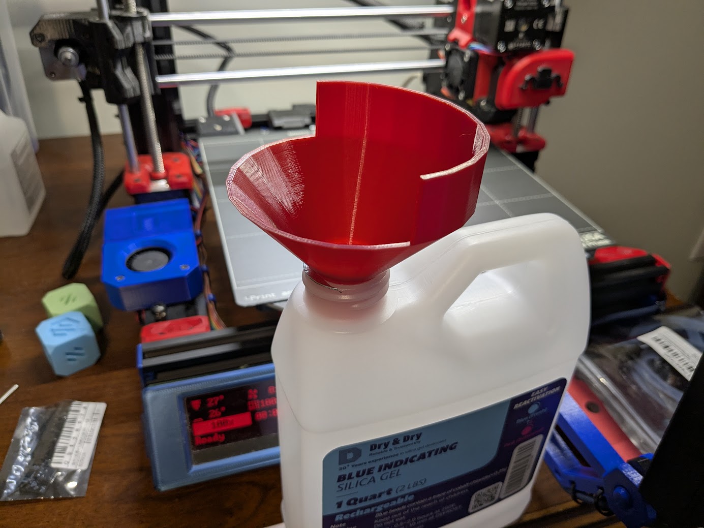 Simple Dessicant Bead Funnel