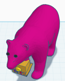 Thanos as a Polar Bear