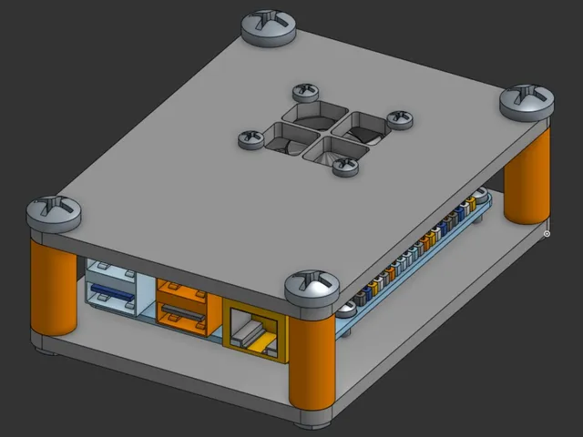 Open air Raspberry Pi case
