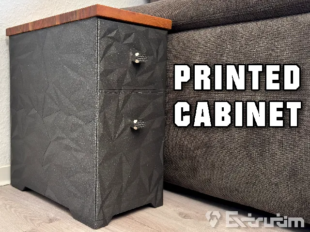 Modern Cabinet With Drawers | Print Your Furniture