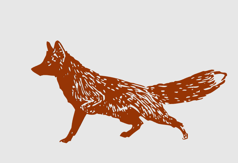 wall art fox