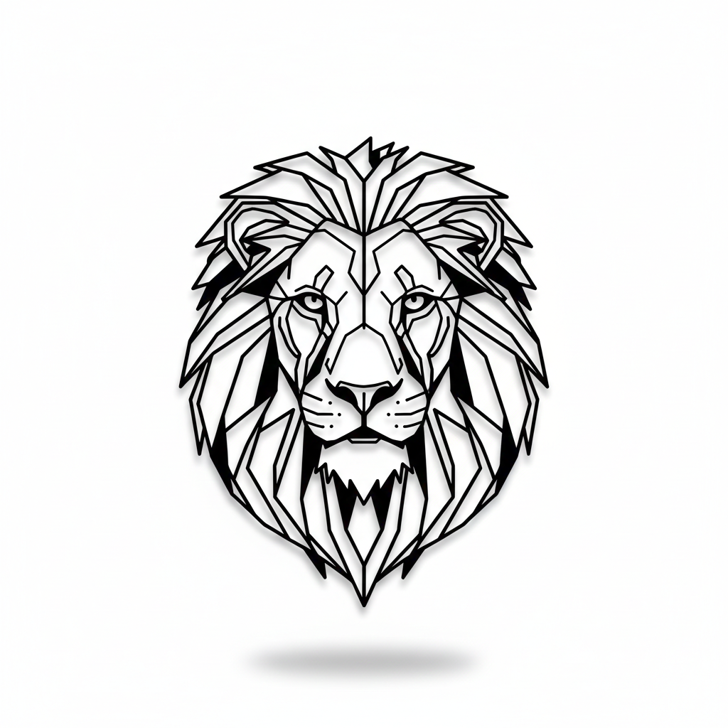 Universal lion wall decoration